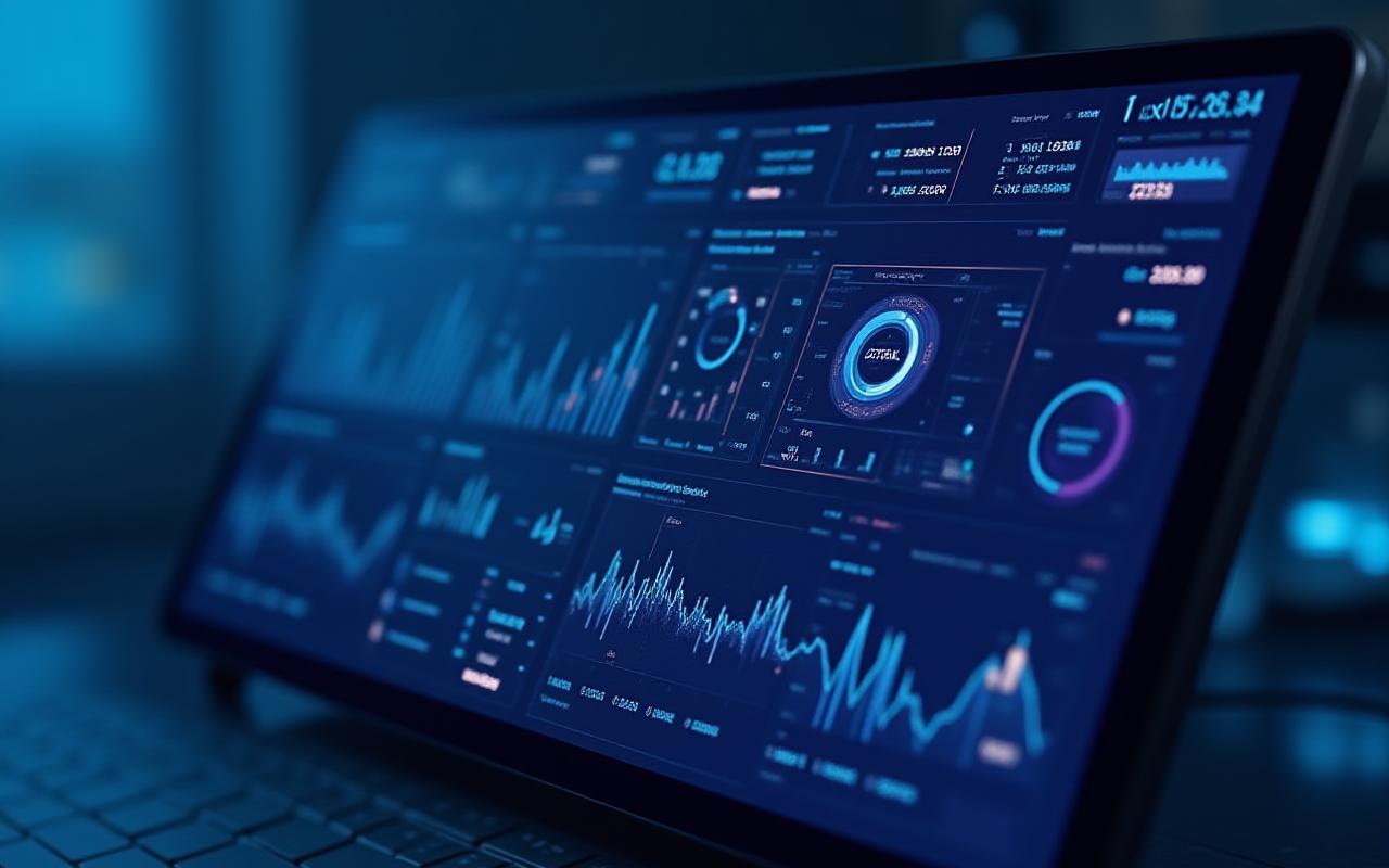 Oracle Foresight real-time KPI dashboard interface showing interactive data visualizations